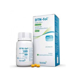 DTN-FOL 400MCG/10MG 90 CÁPSULAS GELATINOSAS