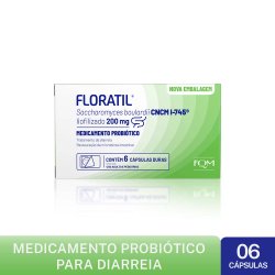 Floratil 200mg 6 Cápsulas Blister