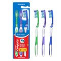 KIT ESCOVA DENTAL MÉDIA COLGATE EXTRA CLEAN - 3 UNIDADES