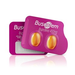 Analgésico Buscofem Ibuprofeno 400mg 2 Cápsulas