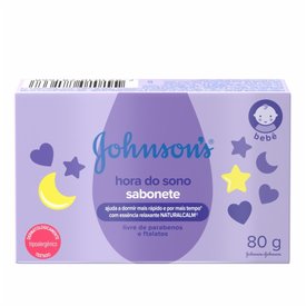 SABONETE EM BARRA JOHNSONS BABY HORA DO SONO 80G