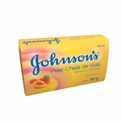 Sabonete Johnson's Pele Cheia De Vida Damasco E Caramelo 90 G