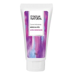 Creme P/mãos E Pés D'agua Natural 55g