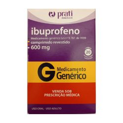 Kit Leve 3 Pague 2, Ibuprofeno 600mg 20 Cp Prati Gen Cada Um Saí Por R$ 13,99