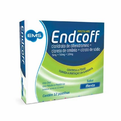 ENDCOFF MENTA 12 PASTILHAS