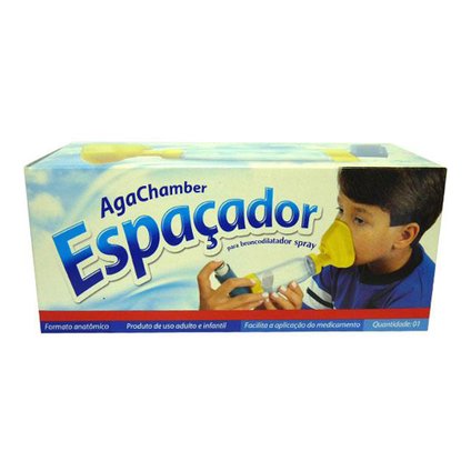 ESPAÇADOR AGACHAMBER PARA BRONCODILATADOR