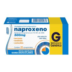 Naproxeno 500mg 20 Comprimidos Teuto Genérico