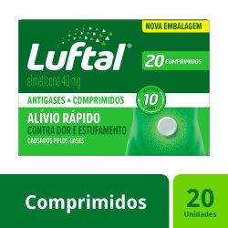 Luftal Simeticona 40mg Com 20 Comprimidos