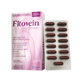 FITOVEIN CASTANHA DA IÍNDIA 300MG 45 CÁPSULAS