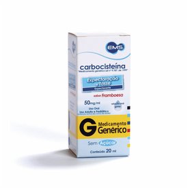CARBOCISTEINA 50MG/ML 20ML EMS GENÉRICO