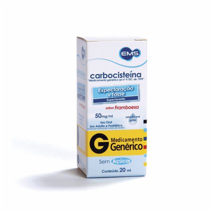 CARBOCISTEINA 50MG/ML 20ML EMS GENÉRICO