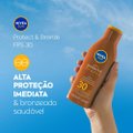 PROTETOR SOLAR NIVEA SUN PROTECT & BRONZE FPS 30 125ML