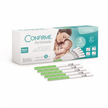 TESTE DE FERTILIDADE CONFIRME COM 5 UNIDADES