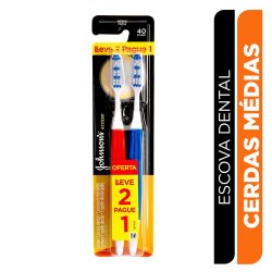 Escova Dental Jj Reach Access Média Leve 2 Pague 1