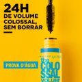 MÁSCARA DE CÍLIOS MAYBELLINE THE COLOSSAL VOLUM' EXPRESS À PROVA D'ÁGUA PRETO 9,2ML