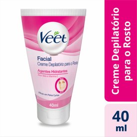 CREME DEPILATÓRIO FACIAL VEET AGENTES HIDRATANTES 40ML