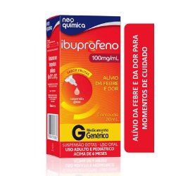 Ibuprofeno 100mg/ml 20ml Neoquímica Genérico