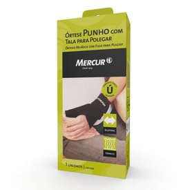 ÓRTESE PUNHO COM TALA PARA POLEGAR MERCUR