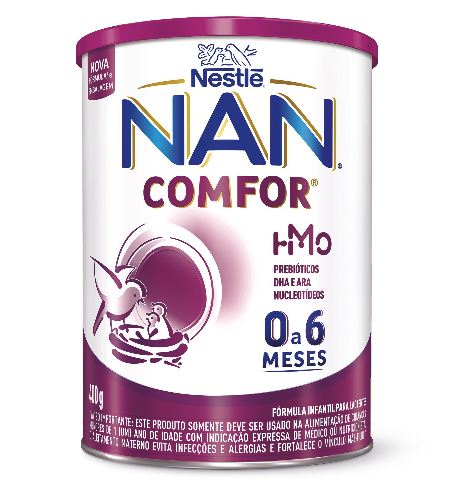 Fórmula Infantil Nan Comfor Hmo De 0 A 6 Meses 400g
