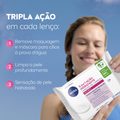 LENÇOS DE LIMPEZA DEMAQUILANTES NIVEA 3 EM 1 AÇÃO HIDRATANTE 25 UNIDADES