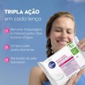 LENÇOS DE LIMPEZA DEMAQUILANTES NIVEA 3 EM 1 AÇÃO HIDRATANTE 25 UNIDADES