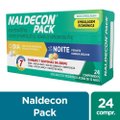 Kit Pastilhas Para Garganta Strepsils Sabor Mel E Limão Caixa 8 Pastilhas + Naldecon Dia E Noite Paracetamol 800Mg + Cloridrato De Fenilefrina 20Mg 24 Comprimidos