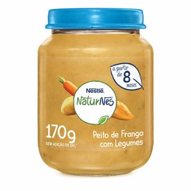 PAPINHA NESTLÉ NATURNES PEITO DE FRANGO COM LEGUMES 170G