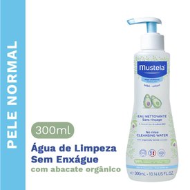 ÁGUA DE LIMPEZA SEM ENXÁGUE MUSTELA 300ML