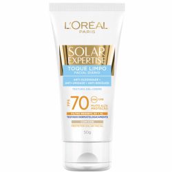 Protetor Solar Facial L'oreal Solar Expertise Toque Limpo Com Cor  Fps70 50g
