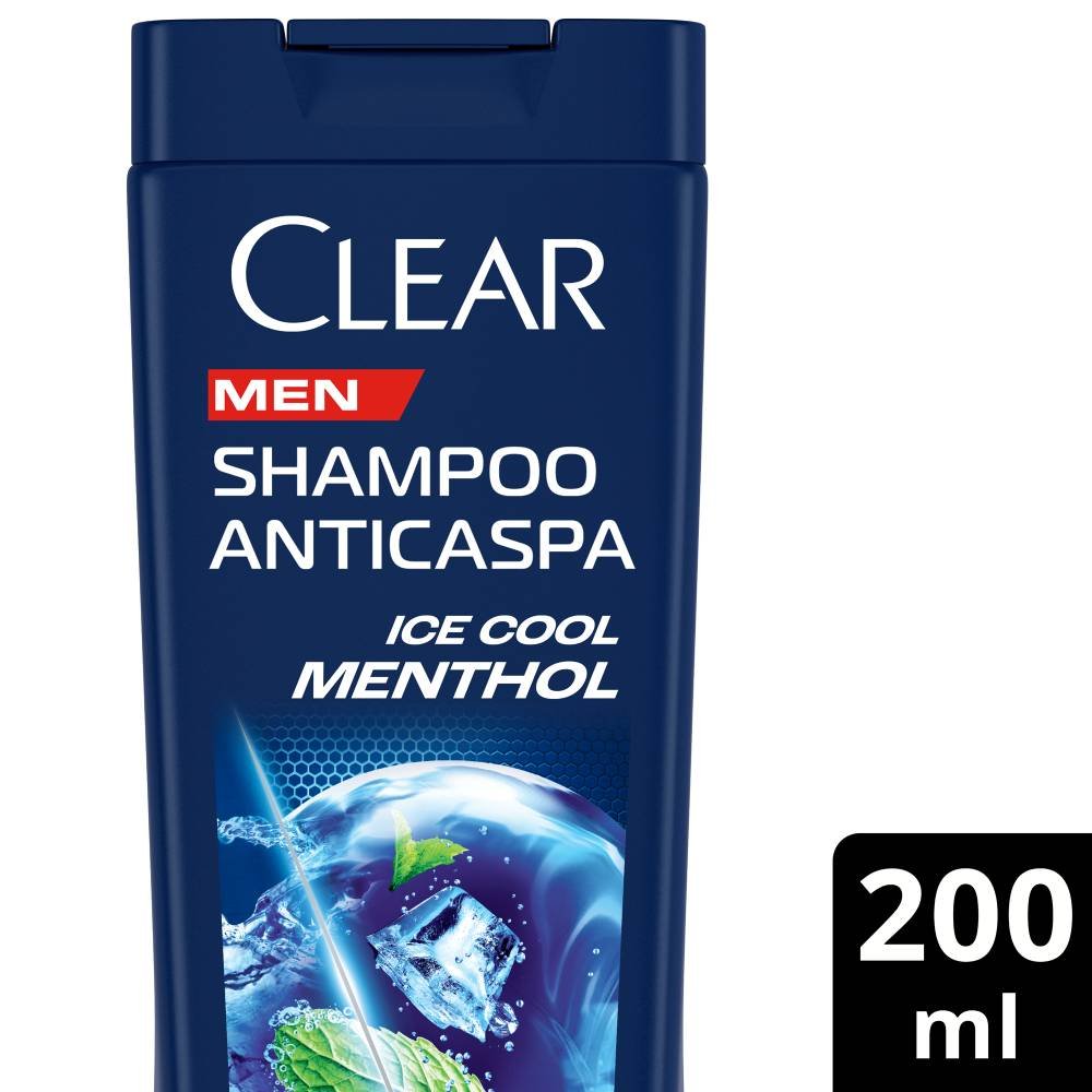 Shampoo Clear Ice Cool Menthol 200ml