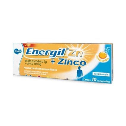 ENERGIL ZINCO 1G+10MG 10 COMPRIMIDOS EFERVESCENTES