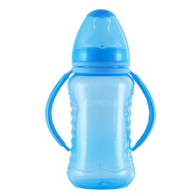 MAMADEIRA KUKA AQUARELA BICO ORTODÔNTICO AZUL 330ML