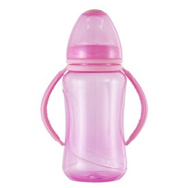 MAMADEIRA KUKA AQUARELA BICO ORTODÔNTICO ROSA 330ML