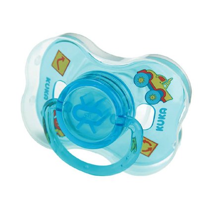 CHUPETA KUKA AZUL 6 MESES + COM 1 UNIDADE