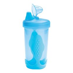 Copo Kuka Soft Color Transparente 300ml Azul 7716