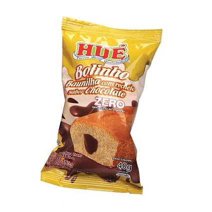 BOLINHO HUÉ BAUNILHA RECHEADO C/CHOCOLATE 40G AVULSO