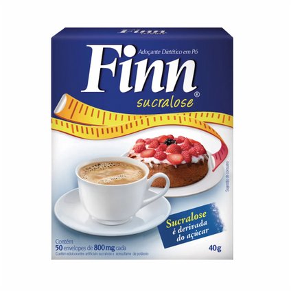 FINN PÓ SUCRALOSE 50 ENVELOPES 0,8 G