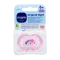 CHUPETA MAM NIGTH ROSA 6+ MESES COM 1 UNIDADE