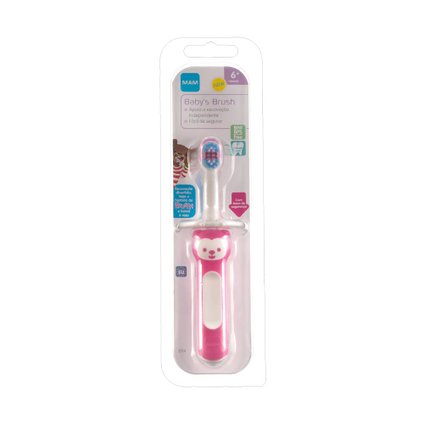 ESCOVA DENTAL MAM BABYS BRUSH ROSA
