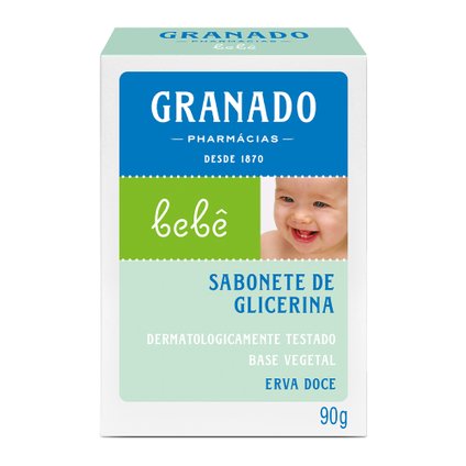 SABONETE GLICERINA GRANADO BEBÊ ERVA DOCE 90G