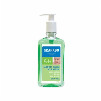 SABONETE LÍQUIDO GRANADO BEBÊ ERVA DOCE 250ML