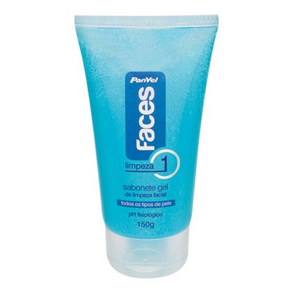 SABONETE GEL LIMPEZA FACIAL PANVEL FACES 150G