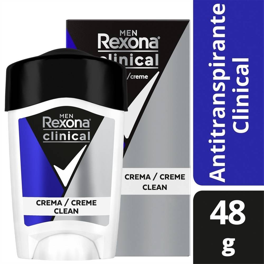 DESODORANTE ANTITRANSPIRANTE ROLL ON REXONA MEN CLINICAL SPORT STRENGHT 48G  - GTIN/EAN/UPC 10079400300543 - Cadastro de Produto com Tributação e NCM -  Cosmos