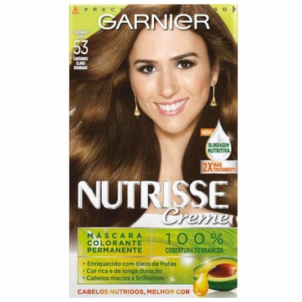 TINTURA NUTRISSE CREME Nº 53 CASTANHO TATÁ - CASTANHO CLARO DOURADO