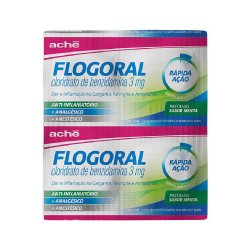 Flogoral Menta 3mg 4 Pastilhas