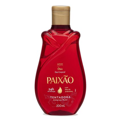 ÓLEO CORPORAL DE AMÊNDOAS PAIXÃO TENTADORA 200ML