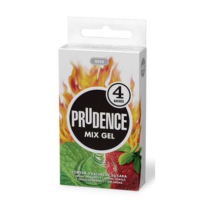 GEL LUBRIFICANTE PRUDENCE MIX C/4