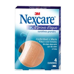 Curativos Nexcare Grandes A Prova Dagua Com 4unidades