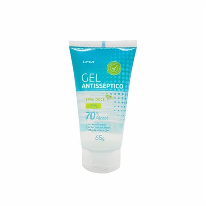 GEL ANTISSÉPTICO PARA MÃOS LIFAR ERVA DOCE 65G