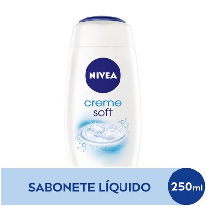 SABONETE LÍQUIDO NIVEA CREME SOFT 250ML